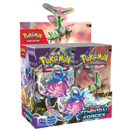 Pokemon TCG Temporal Forces Booster Display