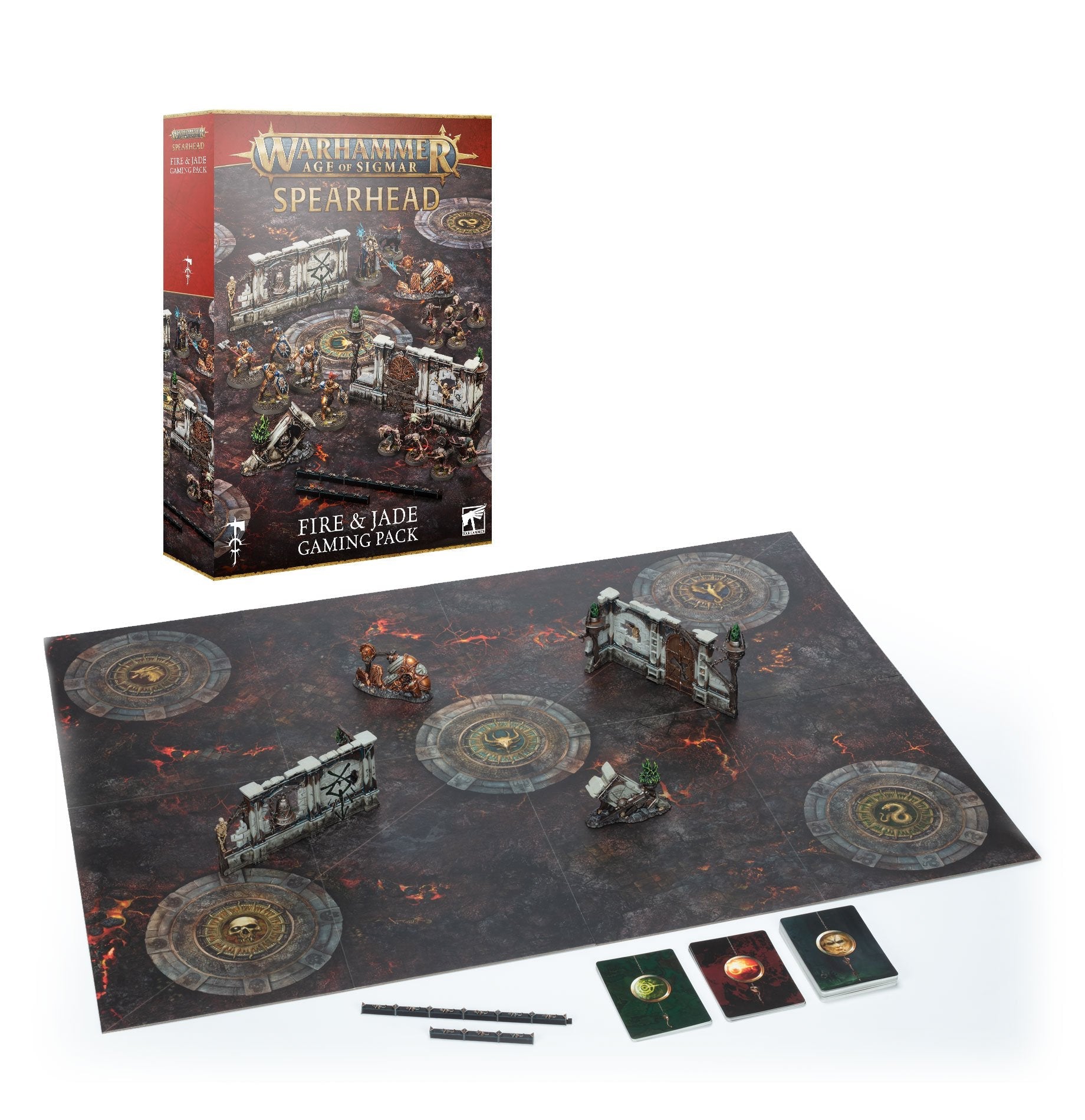 Age of Sigmar - Spearhead - Le Feu & le Jade - Pack de Jeu (FRA) main image 1