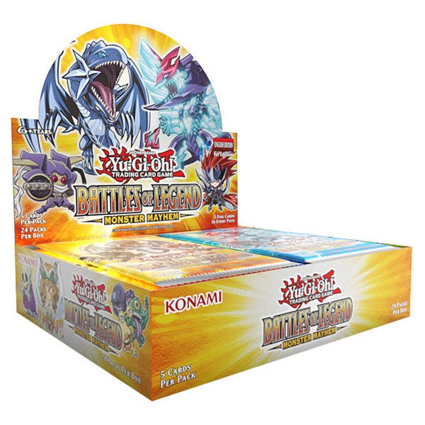 Yu-Gi-Oh! TCG Battles of Legend Monster Mayhem Booster Box - Card Games -  Collectible - TCG New