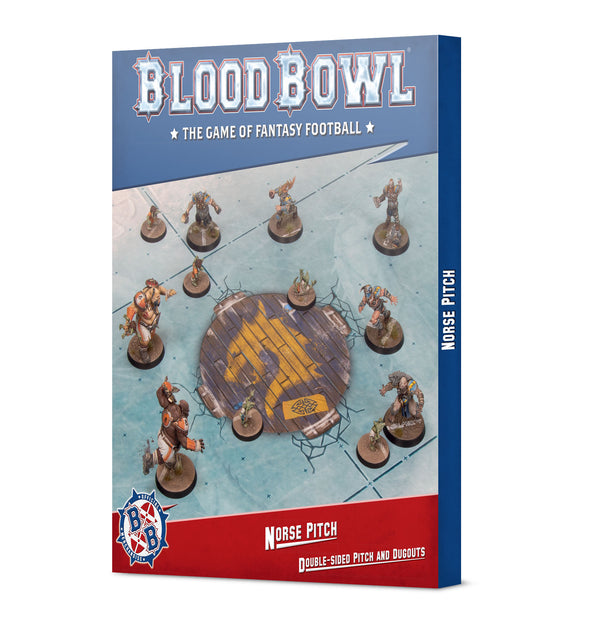 Blood Bowl Norse Team Pitch and Dugouts