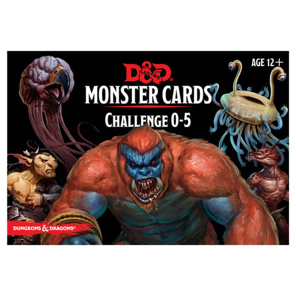 D&D 5th Ed: Monster Cards 0-5