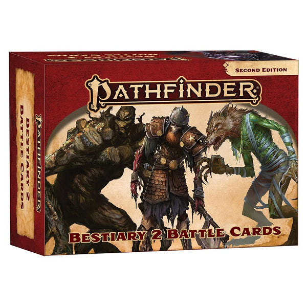 Pathfinder 2nd Ed: Bestiary 2 Battle Cards
