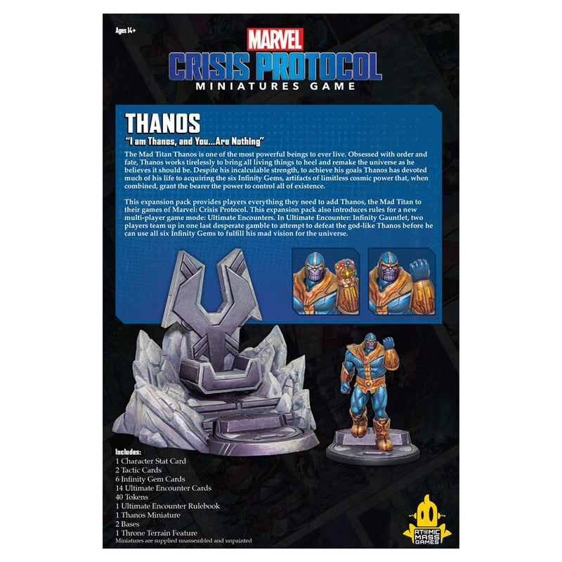 Marvel Crisis Protocol  Thanos Character Pack