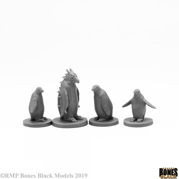 Reaper Bones Black: Penguin Attack Pack (4) 44104