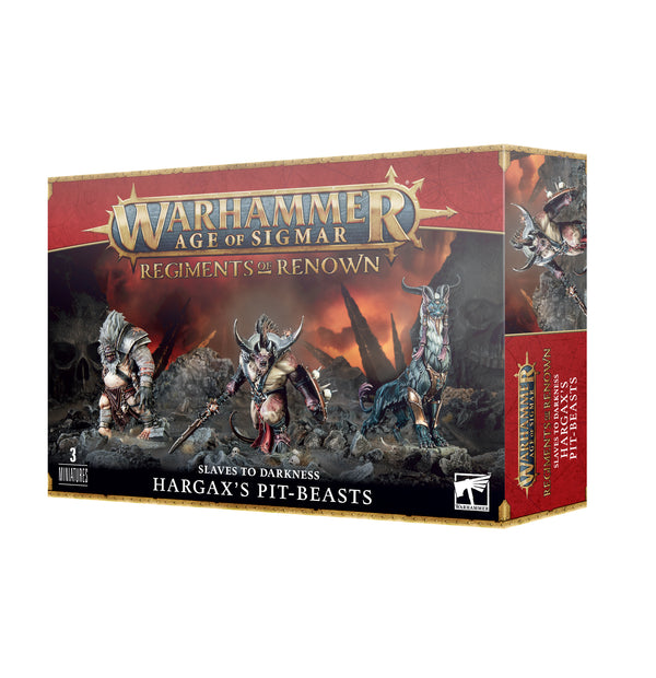 Warhammer Age of Sigmar Regiments of Renown Slaves to Darkness Hargax's Pit-Beasts