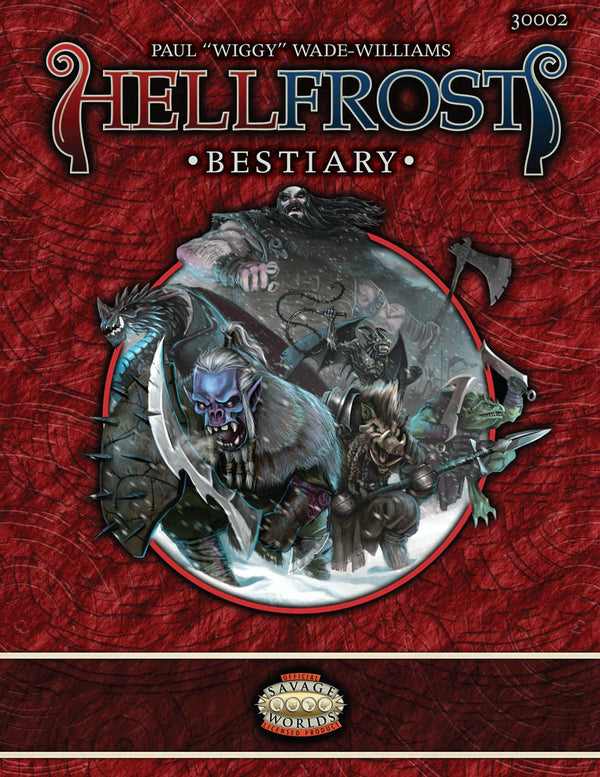 Savage Worlds Hellfrost Bestiary RPG Book Pre-Owned