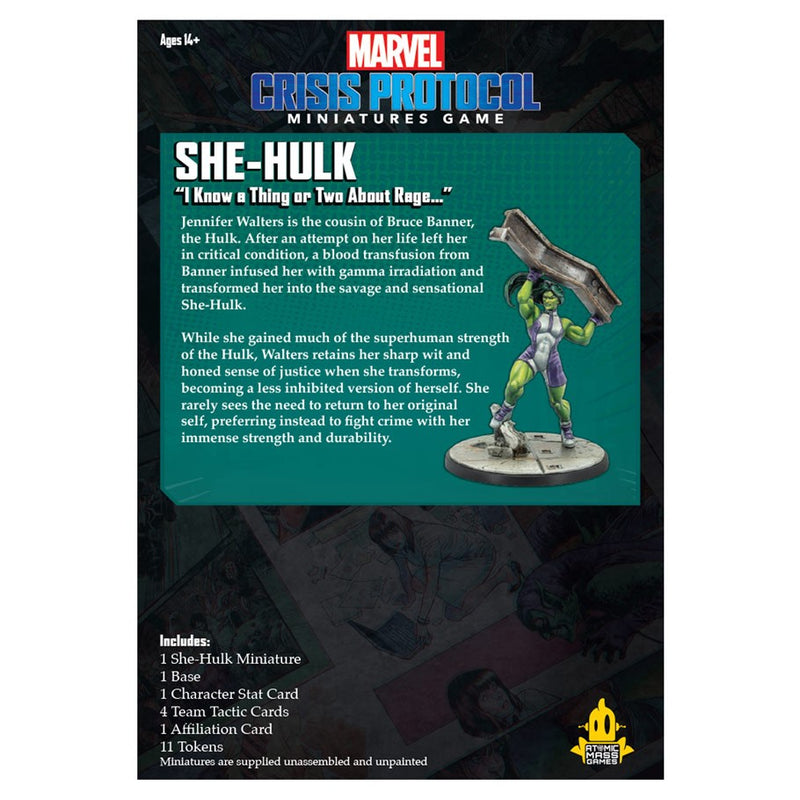 Marvel Crisis Protocol  SheHulk Character Pack