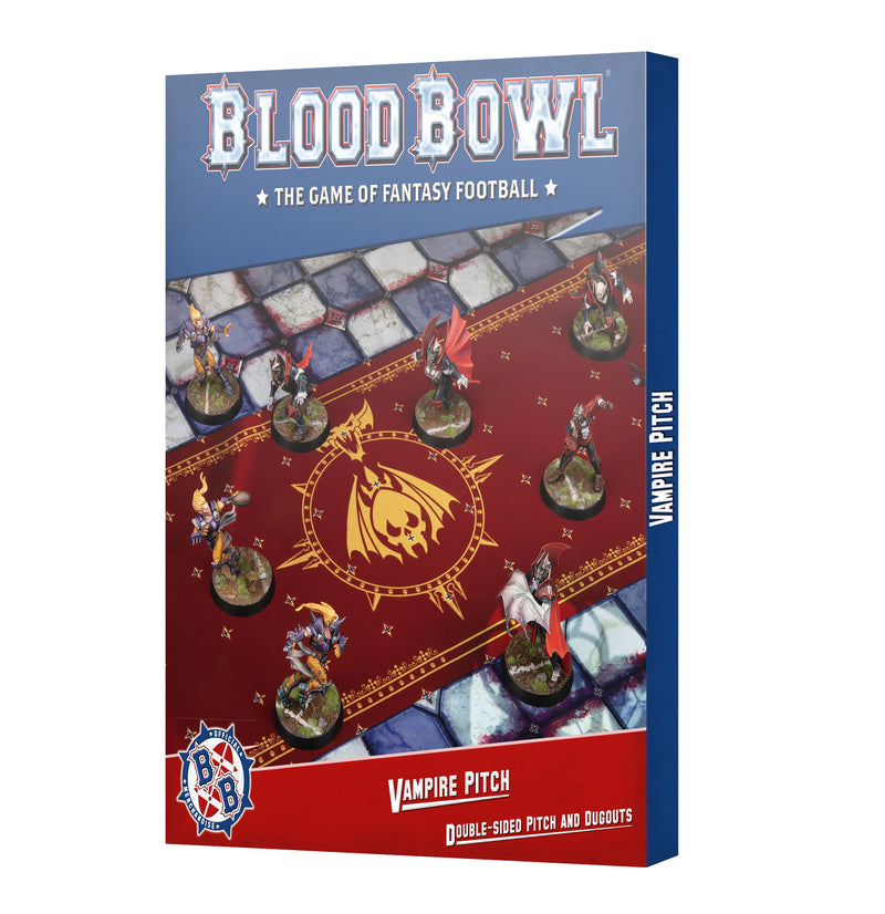 Blood Bowl Vampire Team Pitch and Dugouts
