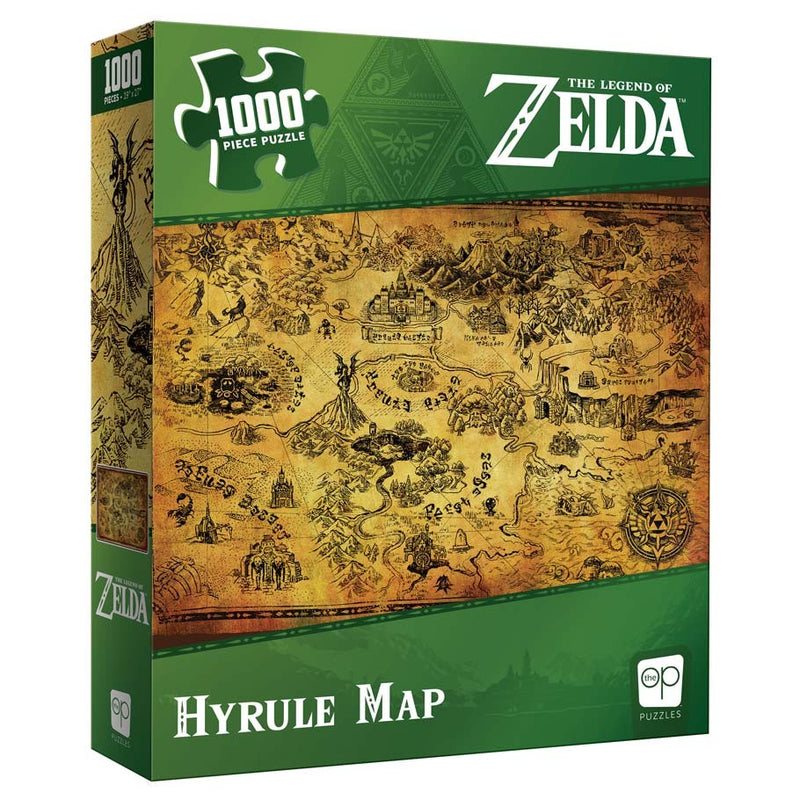Puzzle: Legend of Zelda - Hyrule Map (1000pc)