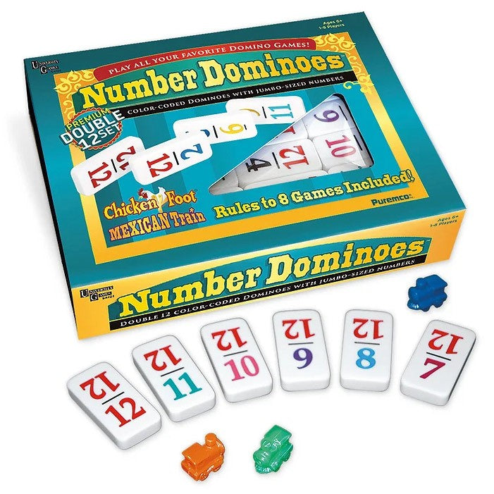 Dominoes Double 12 Numbered