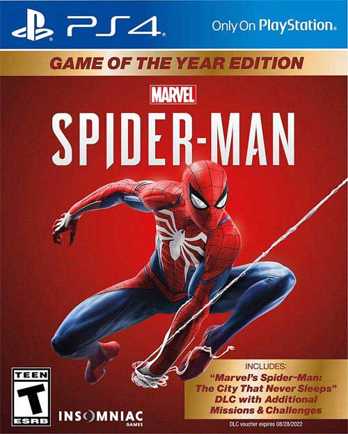 Marvel Spiderman [Game of the Year] (PS4)