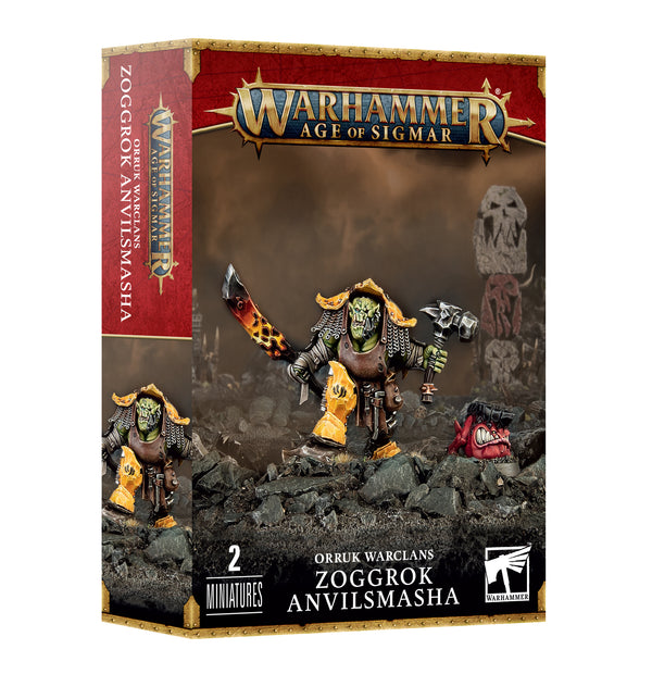 Warhammer Age of Sigmar Orruk Warclans Zoggrok Anvilsmasha