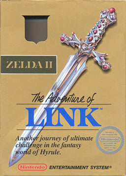 Zelda II The Adventure of Link [Gray Cart] (NES)