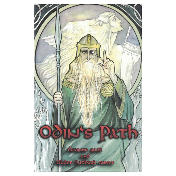 Odin's Path Diviner Book and Elder Futhark Runes