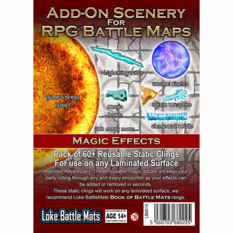Add - On Scenery for RPG Battle Maps Magic Effects RPG - New