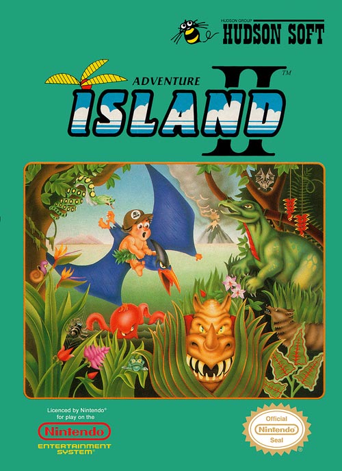 Adventure Island II (NES) Video Games - Games - NES