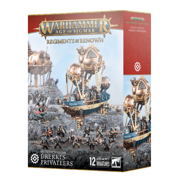 Age of Sigmar Kharadron Overlords Drekki's Privateers Miniatures - Models