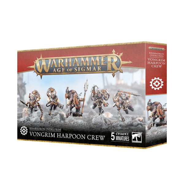 Age of Sigmar Kharadron Overlords Vongrim Harpoon Crew Miniatures - Models
