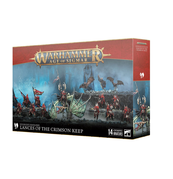 Age of Sigmar Soulblight Gravelords Lances Of The Crimson Keep (In - Store Only) Miniatures - Models