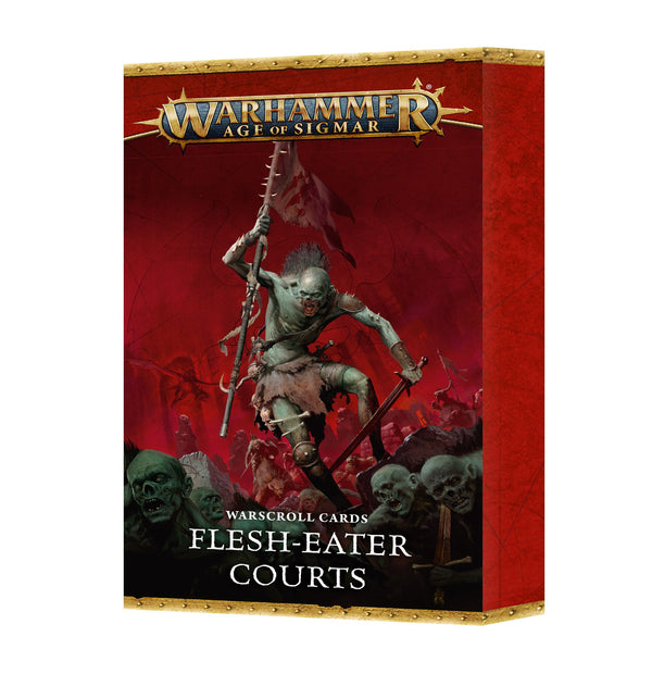 Age of Sigmar Warscroll Cards Flesh - Eater Courts Miniatures - Rules