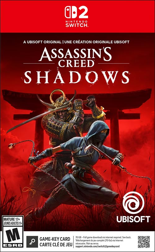 Assassin's Creed Shadows (Game - Key Card)(SWI2) Video Games - Games - Switch 2