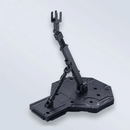 Black Action Base 2 Display Stand 1/144 Miniatures - Gunpla