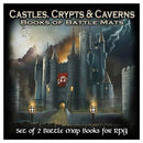 Book of Battle Mats Castles Crypts & Caverns RPG - New