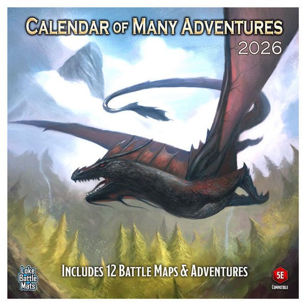 Calendar of Many Adventures 2026 RPG - New