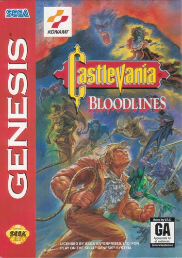 Castlevania Bloodlines (GEN) Video Games - Games - Genesis