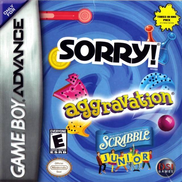 Aggravation / Sorry / Scrabble Jr (GBA)