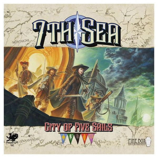 7th Sea RPG City of Five Sails Card Game