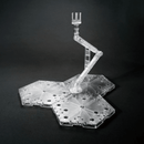 Clear Action Base 4, Bandai Action Base 1/100 Miniatures - Gunpla