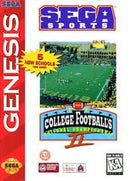 College Football's National Championship II (GEN) Video Games - Games - Genesis