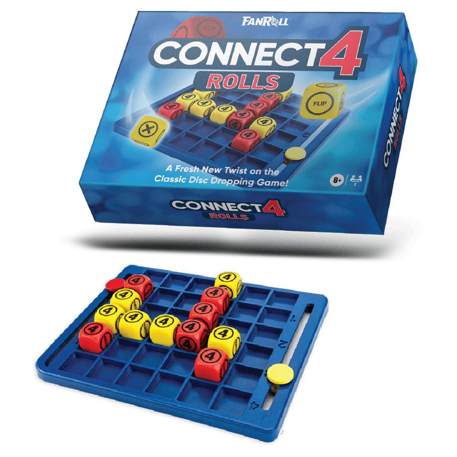 Connect.net Game Connect 4 Rolls - Board Games - New | Retrofix Games