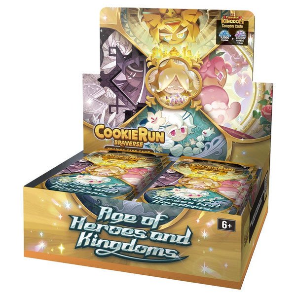 CookieRun TCG Age of Heroes and Kingdoms Booster Display Card Games - Collectible - TCG New