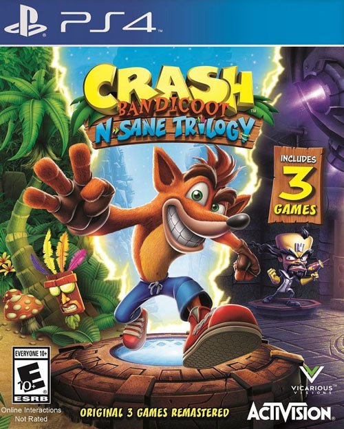 Crash Bandicoot N. Sane Trilogy (PS4) Video Games - Games - PS4