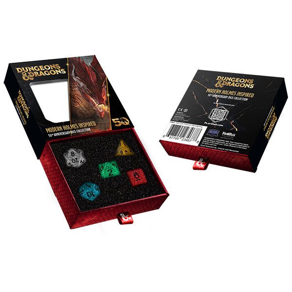 D&D 50th Anniversary Modern Holmes Inspired Dice Set Accessories - Dice