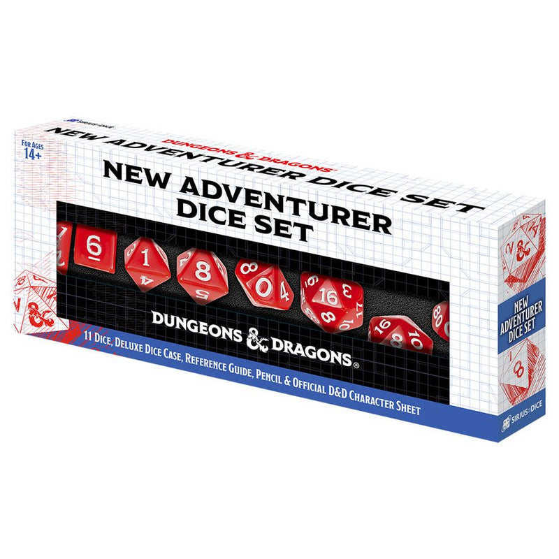 d&d adventuring gear D&D New Adventurer Set Black Dice