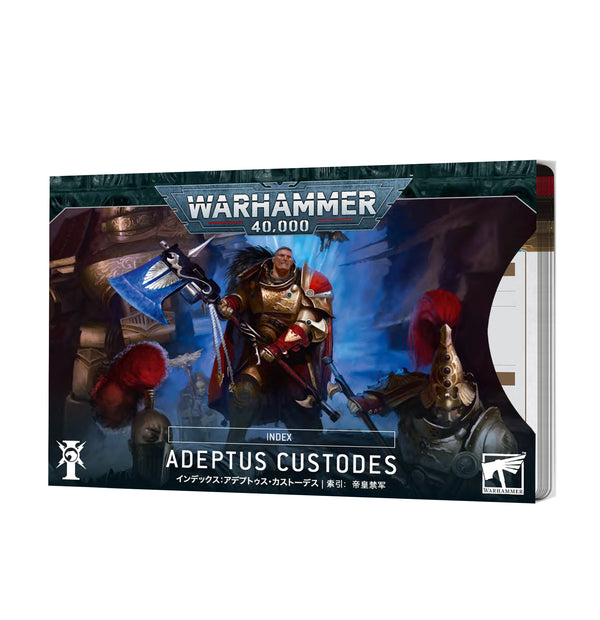 Warhammer 40K Index Cards Adeptus Custodes