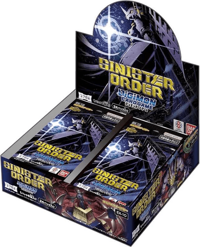 Digimon Card Game Extra Booster Sinister Order (EX10) Card Games - Collectible - TCG New