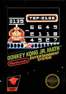 Donkey Kong Jr Math (NES) Video Games - Games - NES