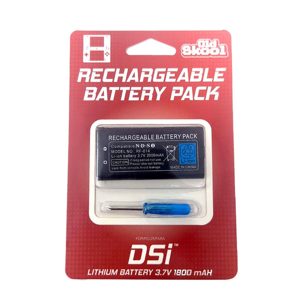 DSi Rechargeable Battery Pack Accessories - Video Game - Batteries