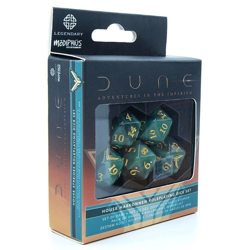 Dune RPG Dice Set Atreides Accessories - Dice