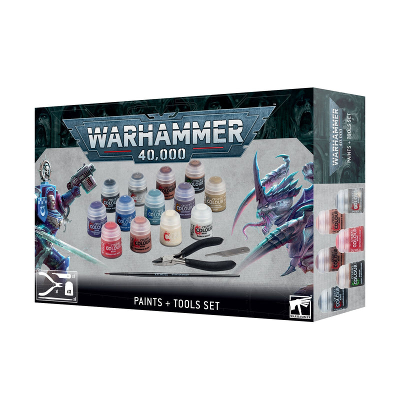 Warhammer 40K Paint and Tools Set