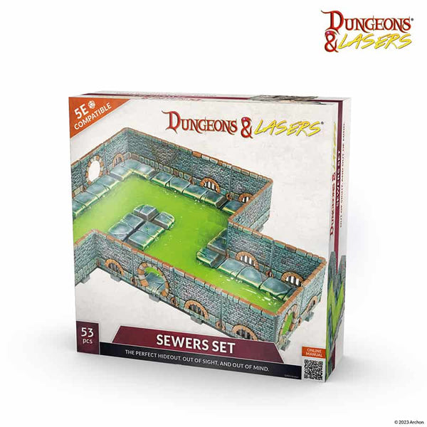 Dungeons and Lasers Terrain Starter Set: Sewers