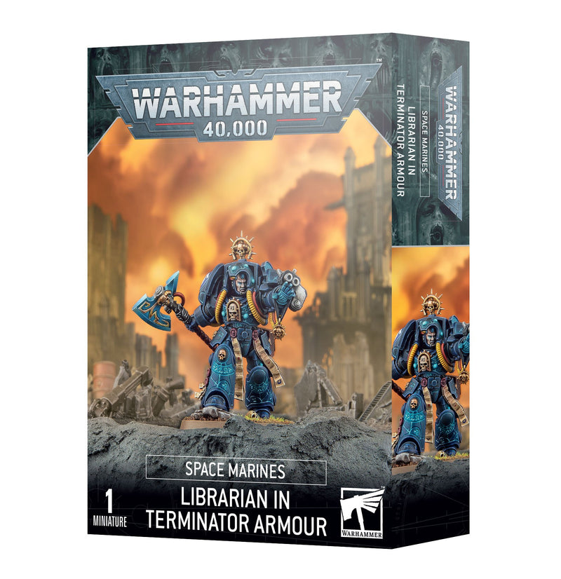 Warhammer 40K Space Marine Librarian in Terminator Armor