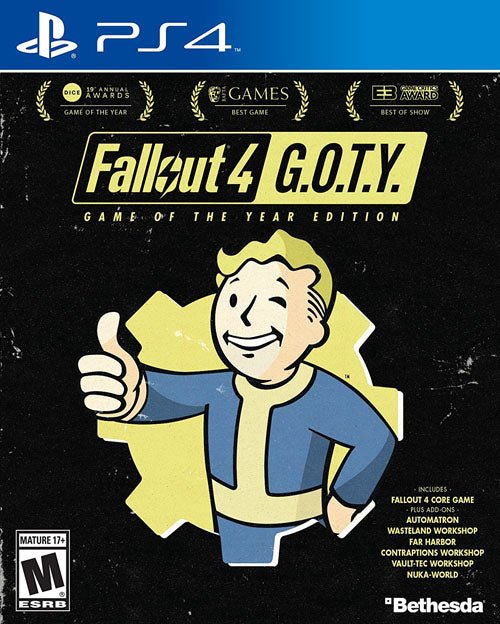 Fallout 4 Game of The Year Edition (PS4) Video Games - Games - PS4