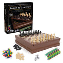 Family 10 Game Set Board Games - New
