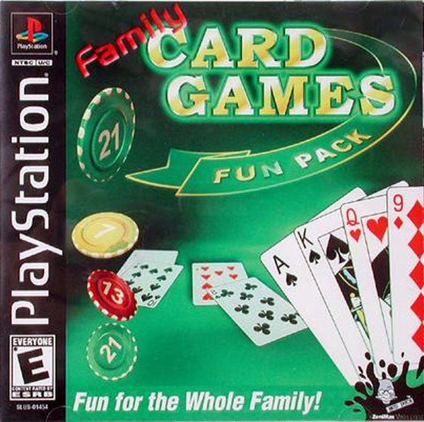 Family Card Games Fun Pack (PS1) Video Games - Games - PS1