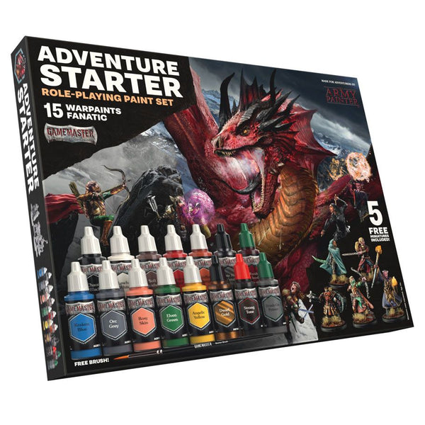 GameMaster Adventure Starter RPG Paint Set Miniatures - Paints